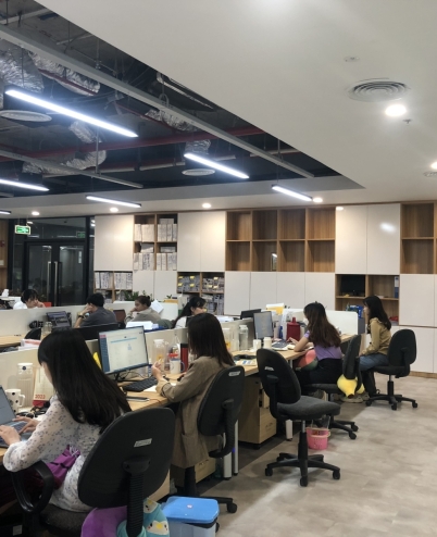 DỰ ÁN THI CÔNG VĂN PHÒNG FRT Q7